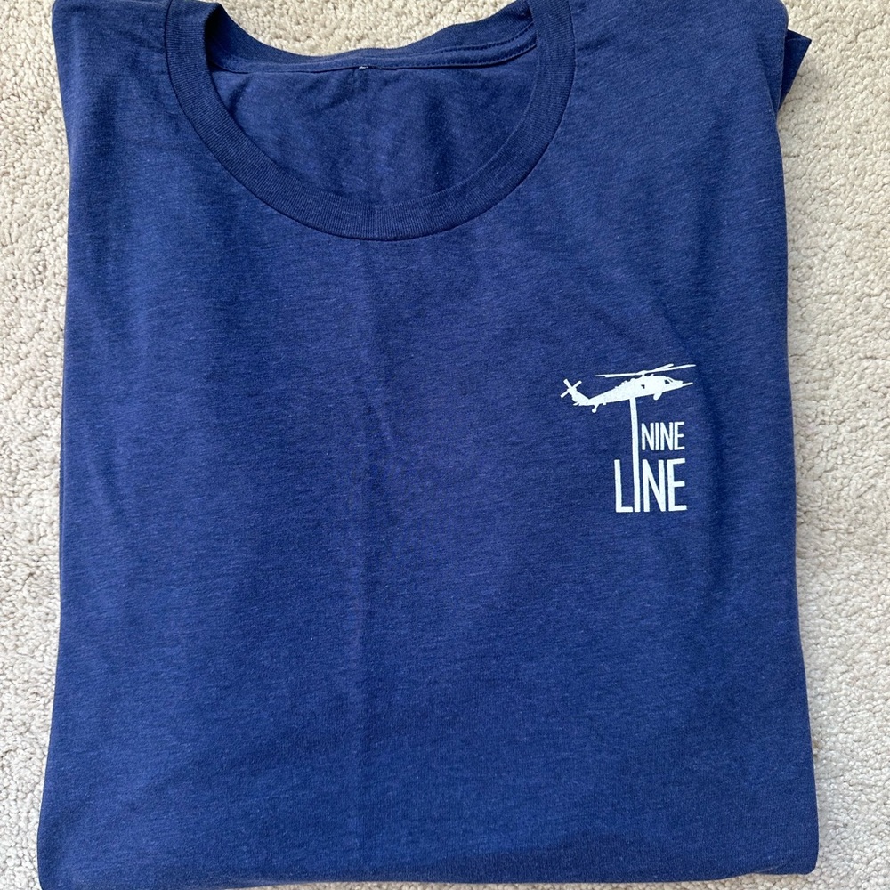 Men’s- Nine Line Blue Short Sleeve Tee